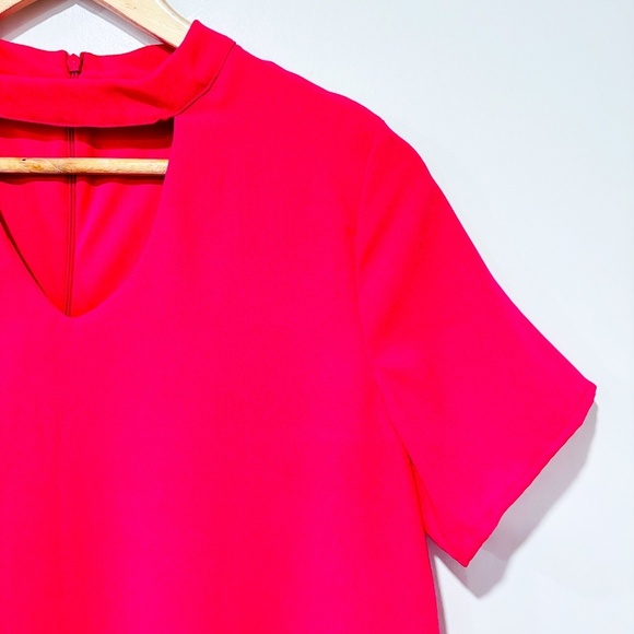 VERO MODA Loose fuchsia dress - Picture 3 of 6